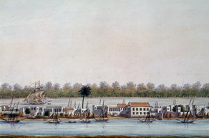 Vista de San Luis, Senegal de William Walcutt