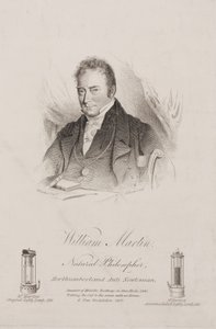 William Martin, poeta y físico inglés, c 1820s