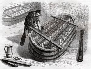 Trabajadores en la orfebrería de Frederick (attr. to) Barnard