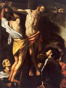  La Crucifixión de San AndrésPolaco: Crucifixión de San Andrés de Michelangelo Merisi da  Caravaggio