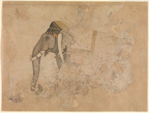 Hashim. Elefante y jinete. ca. 1640 Museo Metropolitano de Arte, Nueva-York de Hashim