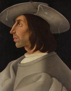 Retrato de un hombre de perfil, ca. 1525 de Italian Painter