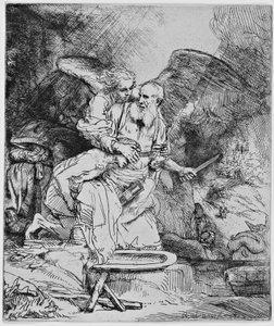 El sacrificio de Abraham de Rembrandt van Rijn