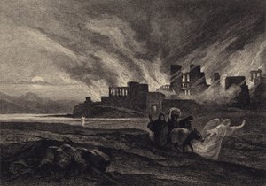La destrucción de Sodoma de after Albert Robida