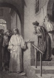 La madre y los hermanos de Jesús de after Albert Robida