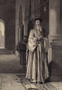 El fariseo y el publicano de after Albert Robida