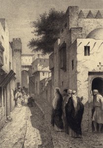 Los diez leprosos de after Albert Robida