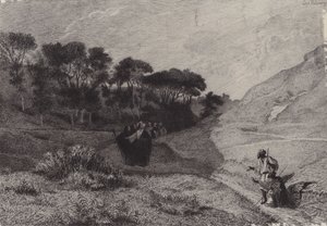 Los dos ciegos de Jericó de after Albert Robida