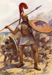 Un hoplita en el ejército de Servio Tulio