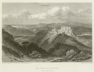 El Golfo de Spezzia, Castillo cerca de Sarzana de after C. Stanfield