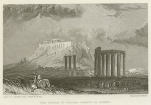 El Templo de Júpiter Olímpico en Atenas de after C. Stanfield