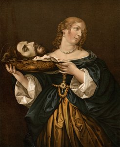 Herodías con la cabeza de Juan el Bautista de after Carlo Dolci