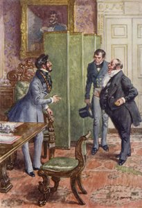 Ilustración para Martin Chuzzlewit de after Charles Edmund Brock
