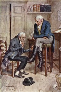 Ilustración para Nicholas Nickleby de after Charles Edmund Brock