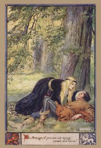 Oh, extraño, si no estás muriendo, habla y muévete de after Charles Edmund Brock