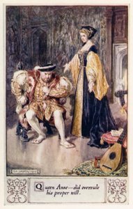 La reina Ana, anuló su propia voluntad de after Charles Edmund Brock