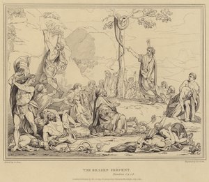 La serpiente de bronce, Números de after Charles Le Brun