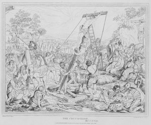 La crucifixión, Mateo de after Charles Le Brun
