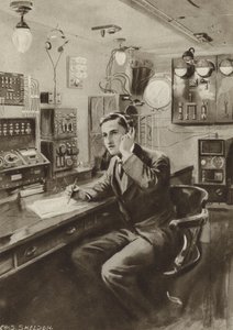 Operador inalámbrico de after Charles Mills Sheldon