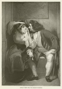 Tío Toby y la viuda Wadman de after Charles Robert Leslie