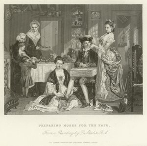 Preparando a Moisés para la Feria de after Daniel Maclise