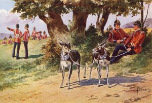 Los antílopes mascota del Royal Warwickshire Regiment