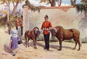 Ñus (o Gnu de cola blanca), mascotas de los South Wales Borderers