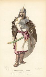 El huérfano de China, Gengis-Kan de after Edmond A.F. Geffroy