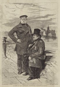 Un Par de Viejos Tenientes de after Edmond Morin