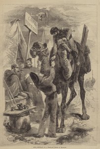 La Hospitalidad de Jack a un Tártaro Viajero en Balaclava de after Edmond Morin