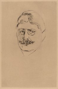 Knut Hamsun de after Edvard Munch