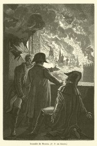 Incendio de Moscú, P P de Segur de after Emile Antoine Bayard