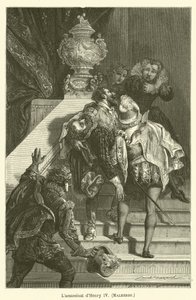 El asesinato de Enrique IV de after Emile Antoine Bayard