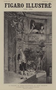 El actor francés Louis Arsène Delaunay recitando el poema de Jules Claretie 