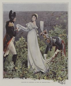 Napoleón y Josefina en el Chateau-Vieux, Bayona