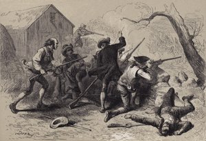 La batalla de Lexington de after Felix Octavius Carr Darley
