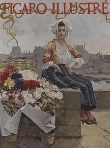 Vendedora de Flores del Siglo Pasado