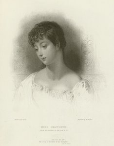 Señorita Chaworth de after Frank Stone