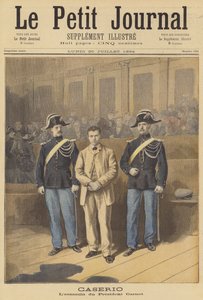 Sante Geronimo Caserio; asesino del presidente Carnot de Francia