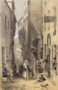 Libbertons Wynd, Edimburgo de after George Cattermole