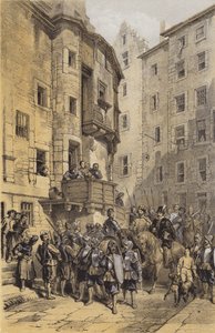 West Bow, Edimburgo de after George Cattermole