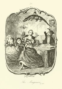 Ilustración para Peregrine Pickle de Tobias Smollett de after George Cruikshank