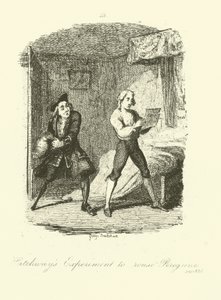 Ilustración para Peregrine Pickle de Tobias Smollett de after George Cruikshank