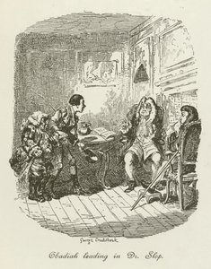 Ilustración de Tristram Shandy de after George Cruikshank