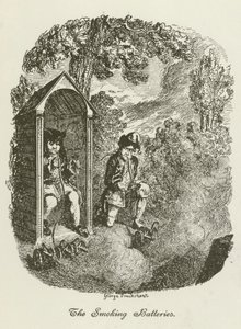 Ilustración de Tristram Shandy de after George Cruikshank