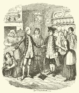 Ilustración para Tristram Shandy de after George Cruikshank