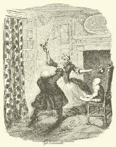 Ilustración para Tristram Shandy de after George Cruikshank