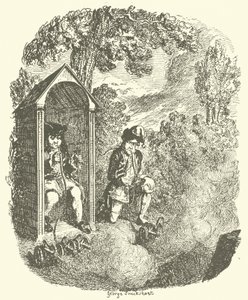 Ilustración para Tristram Shandy de after George Cruikshank