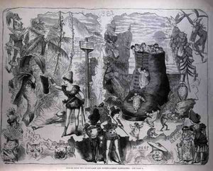 Escenas de los Pantomimas de Drury Lane y Covent Garden de after George Cruikshank