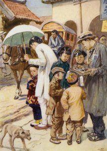 Pequeño chino de after Gordon Frederick Browne